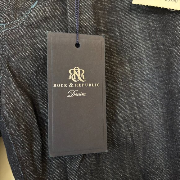 NWT Rock & Republic Sofie Jeans in Lust Blue - Women's Size 29 x 32 Petite - Picture 7 of 15